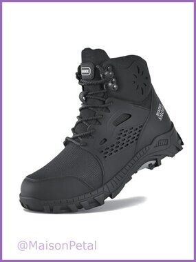 SUADEX Steel Toe Work Boots Waterproof Arch Support Safety Boot